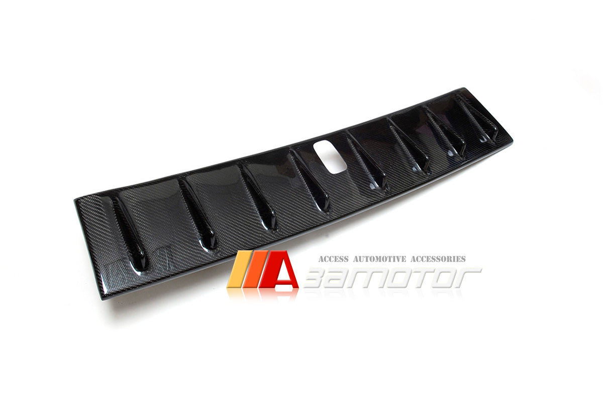 Carbon Fiber Vortex Generator Roof Spoiler fit for Mitsubishi Lancer Evolution X  EVO 10 w/ Antenna Base 9x5cm