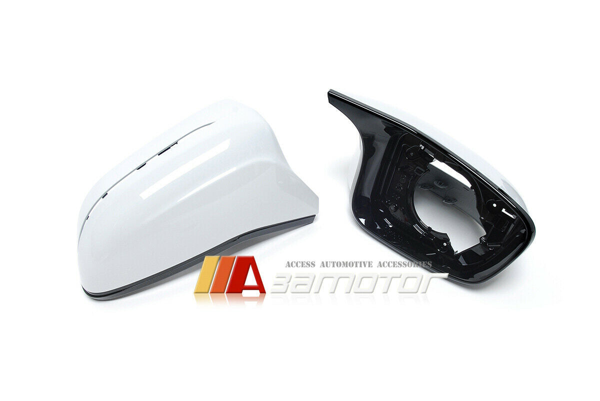 Replacement White Side Mirror Covers Set fits 2019-2025 BMW G20 / G21 3-Series