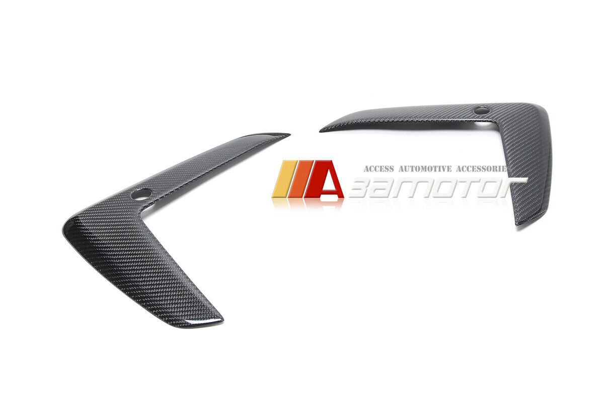 Carbon Fiber Front Bumper Trim Splitters Set fit for 2021-2022 G30 / G31 LCI M Sport