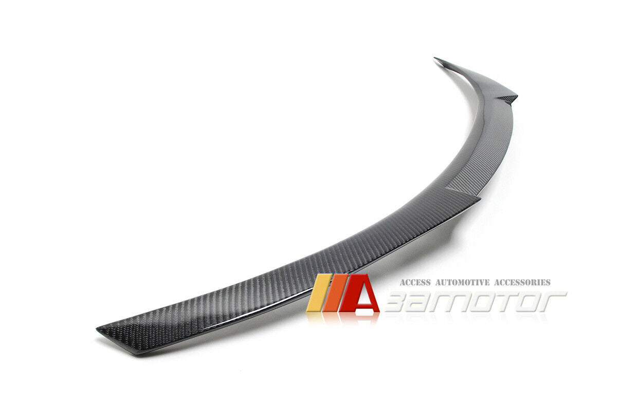 Carbon Fiber V Rear Trunk Spoiler Wing fit for 2014-2022 Maserati Quattroporte Sedan