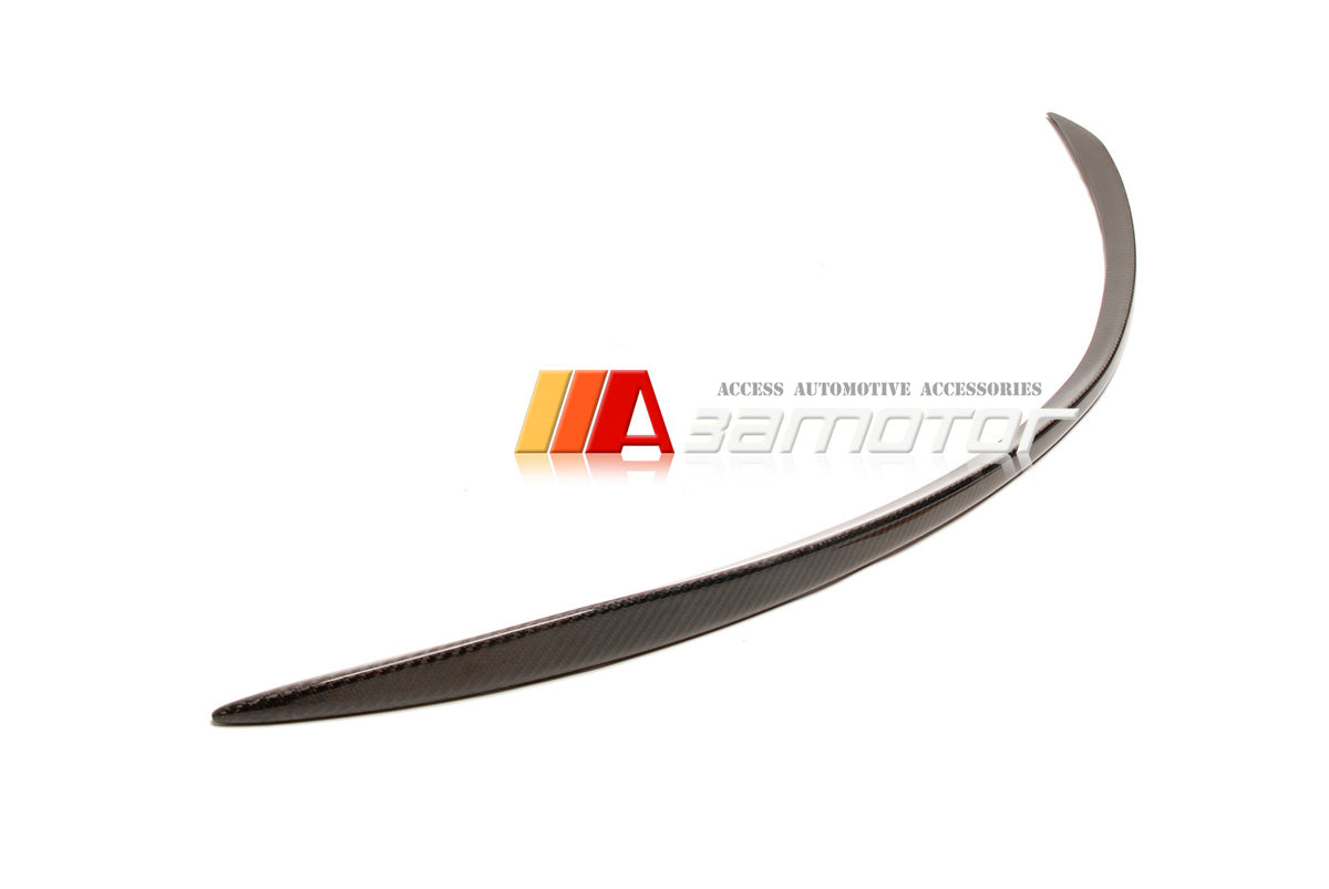 Carbon Fiber C63 S Style Rear Trunk Spoiler Wing fit for 2016-2021 Mercedes W205 C-Class Sedan