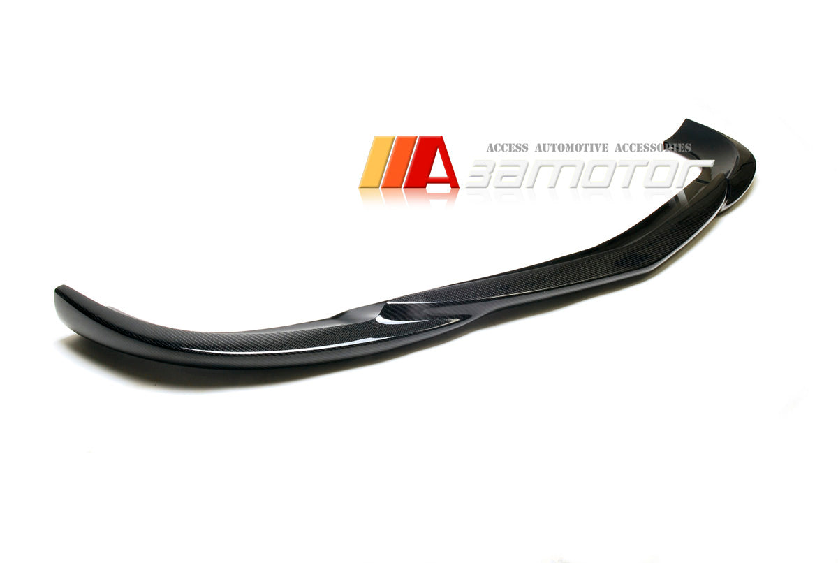 Carbon Fiber GH Front Bumper Lip Spoiler fit for 2012-2015 Mercedes W204 C63 Sedan Pre-Facelift AMG / C204 C63 Coupe AMG