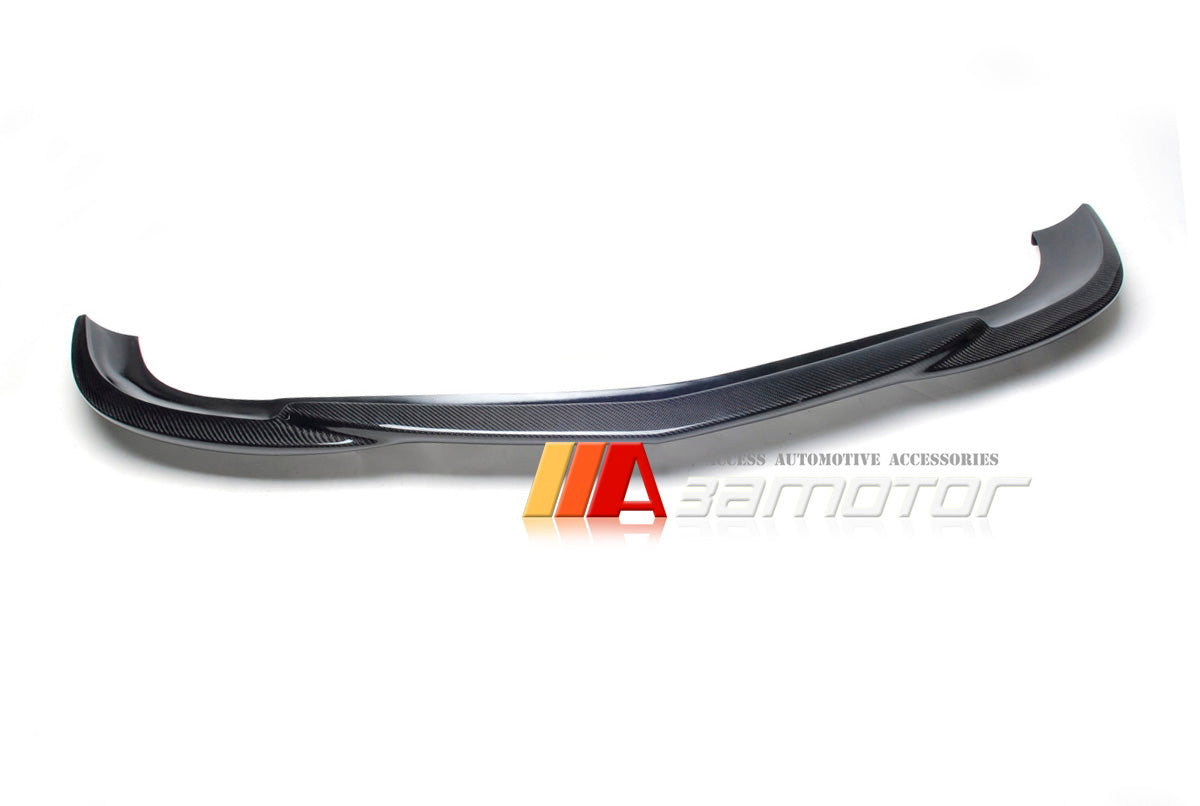 Carbon Fiber Front Bumper Lip Spoiler fit for 2012-2015 Mercedes W204 Facelift C63 Sedan / C204 C63 Coupe