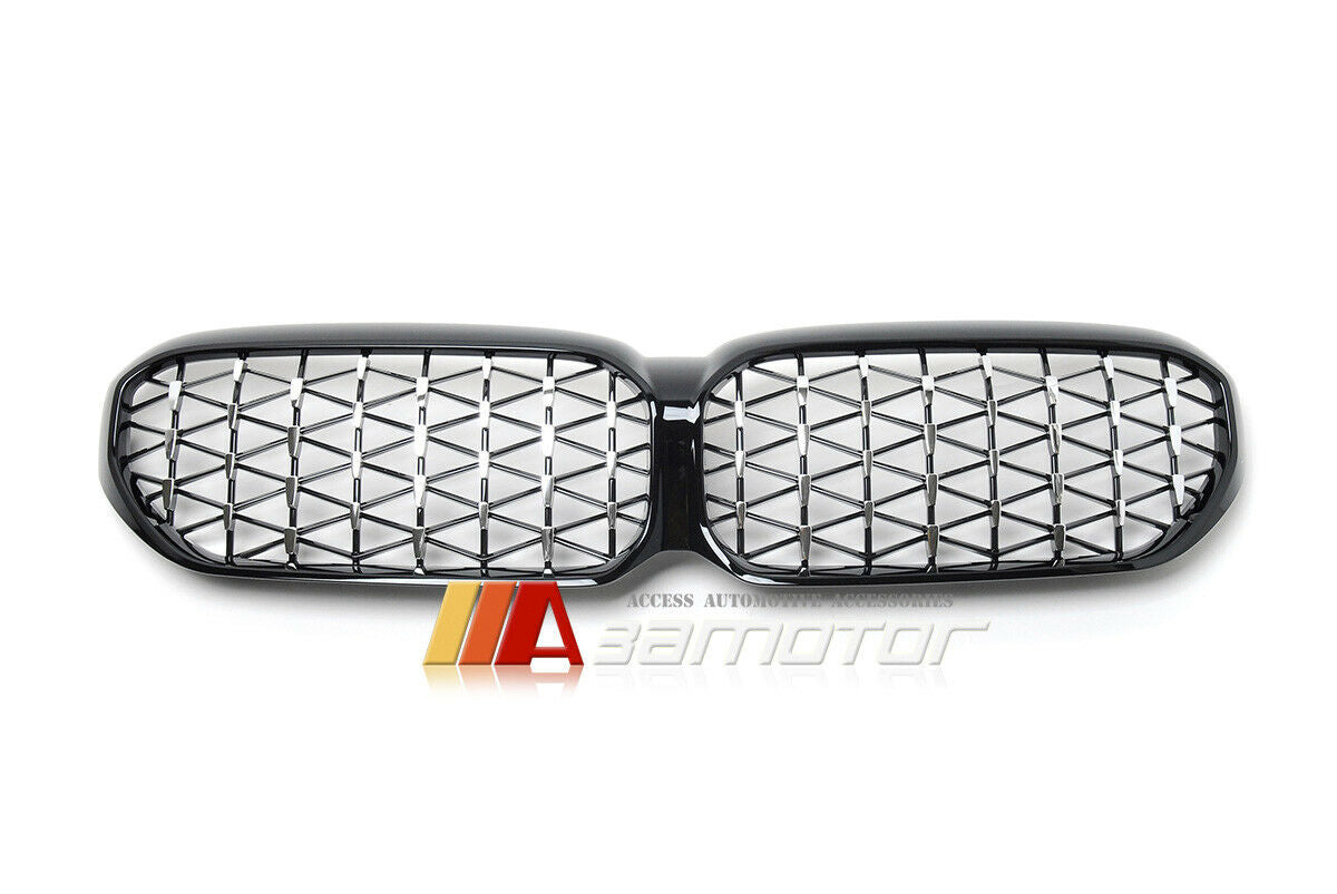 Gloss Black Diamonds Front Grille fit for 2021-2023 BMW G30 / G31 LCI 5-Series F90 M5