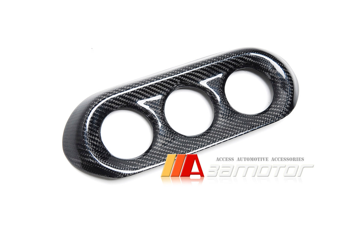 Carbon Fiber Interior AC Control Panel Cover fit for Mitsubishi Lancer Evolution X EVO 10