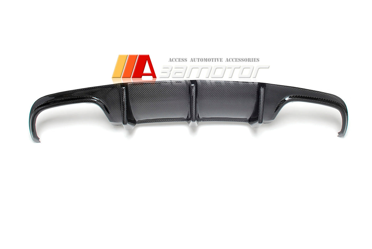 Carbon Big Fin Rear Bumper Diffuser fit for 2008-2011 Mercedes W204 C63 Pre-Facelift AMG