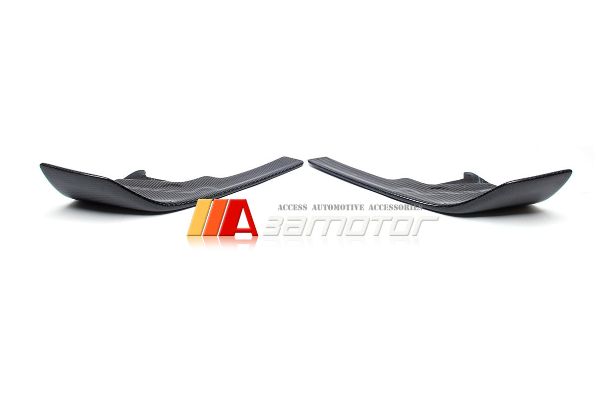 Carbon Fiber Front Bumper Under Splitters Set fit for 2016-2020 BMW F87 M2 Coupe