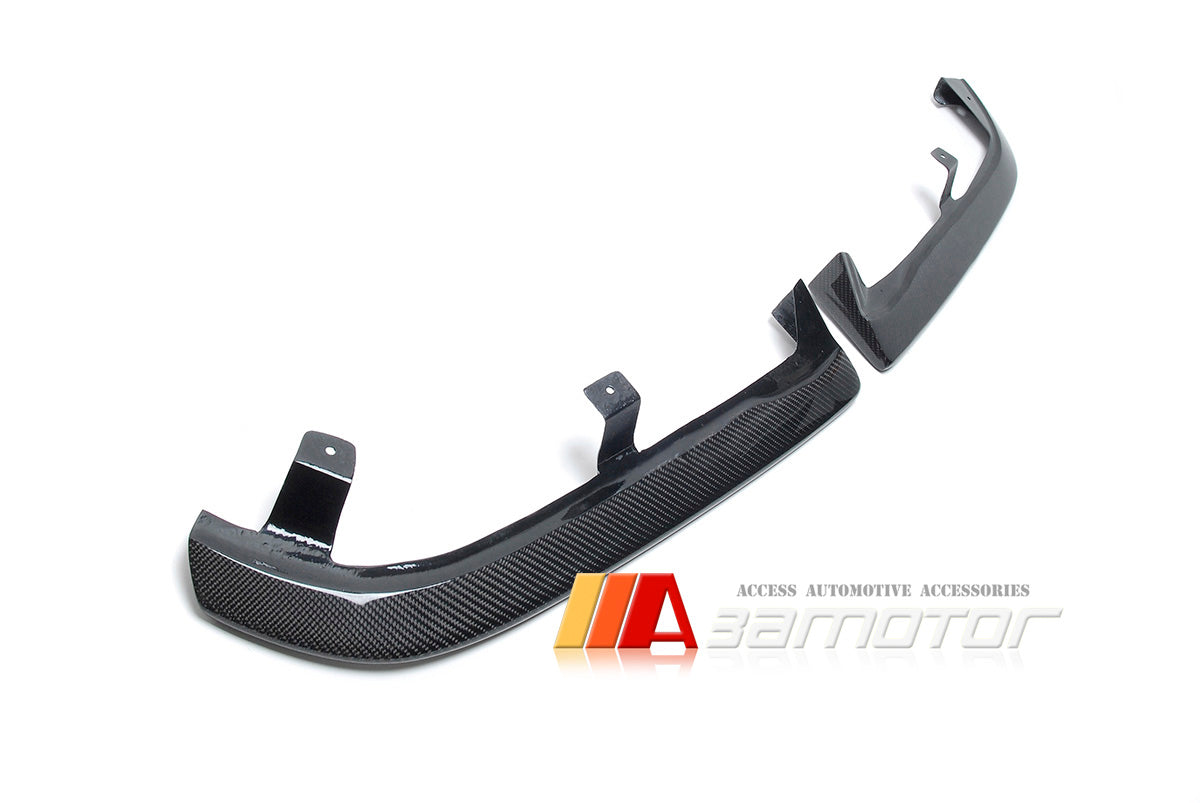 Carbon Fiber Rear Bumper Extension Set fit for Mitsubishi EVO 4 / 5 / 6 CP9A