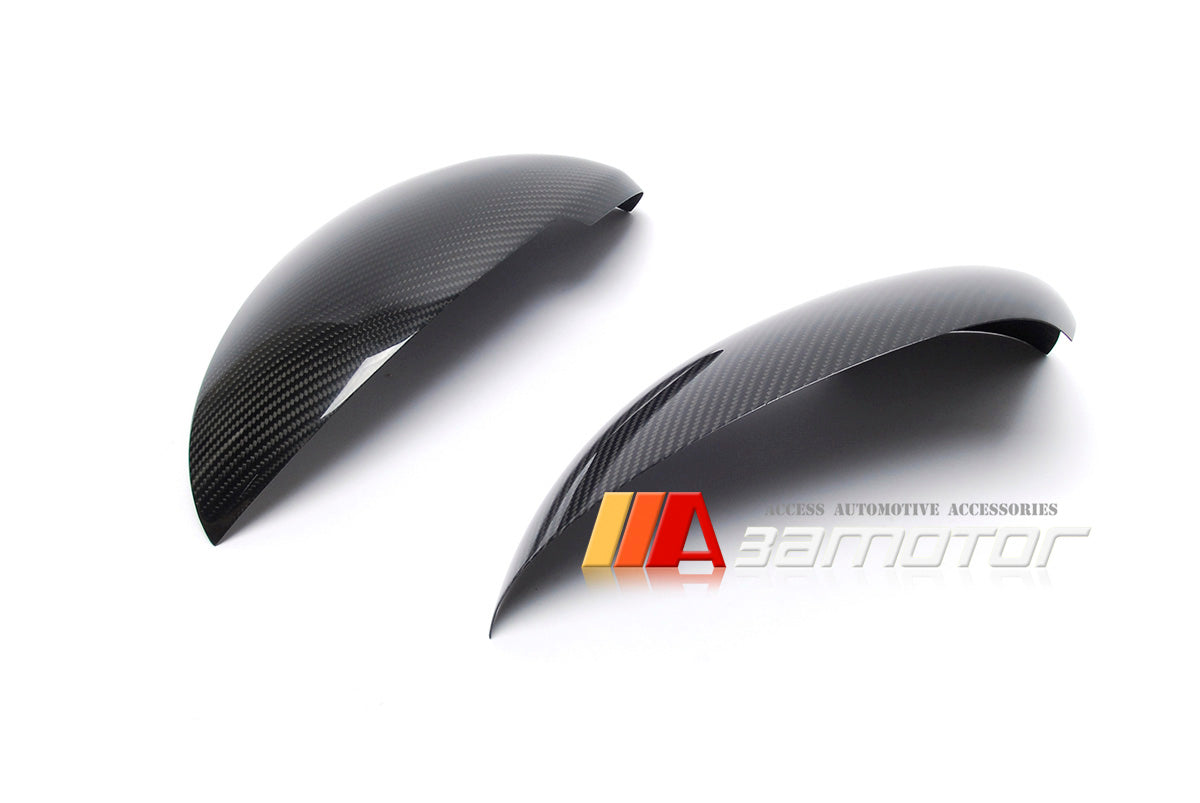 Carbon Fiber Side Mirror Cap Covers Set fit for 2014-2018 Porsche Macan