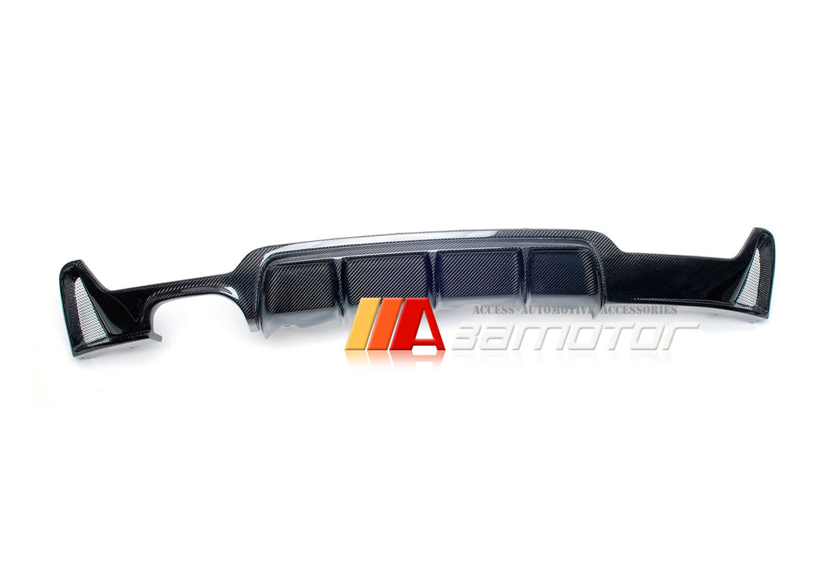 Carbon Fiber MP Rear Bumper Diffuser Single Dual Exhaust fit for 2014-2019 BMW F32 / F33 / F36 4-Series M Sport