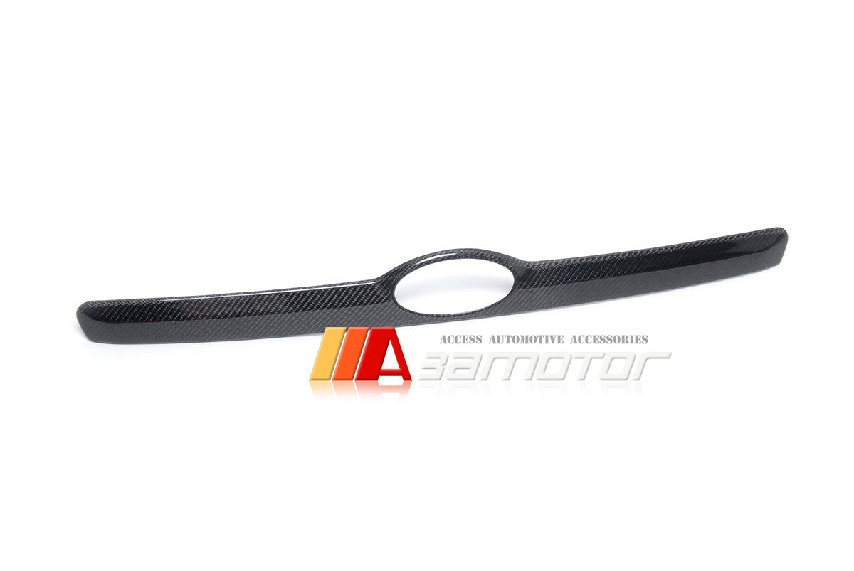 Carbon Fiber Rear Hatch Garnish Cover Trim fit for 2012-2017 Subaru XV Crosstrek GP