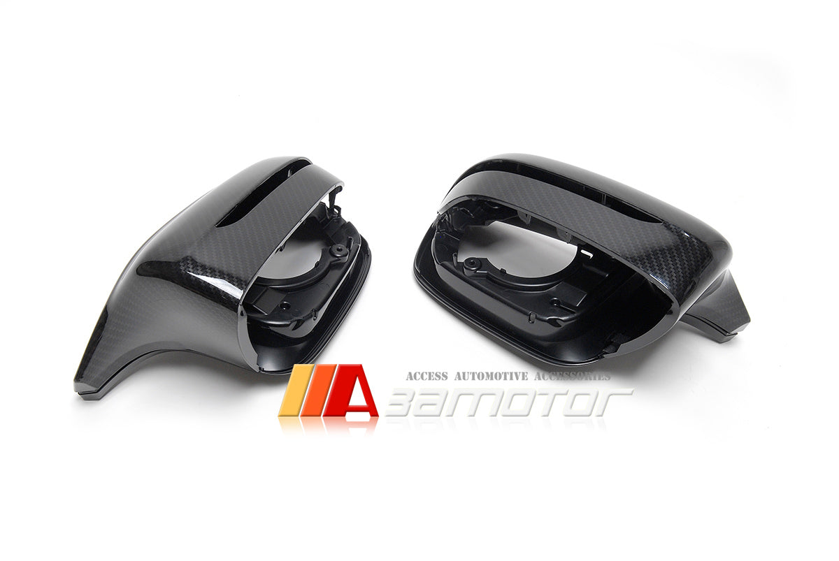 Replacement Carbon Look (Hydro Dipped) Side Door Mirrors fit for 2018-2023 BMW F90 M5
