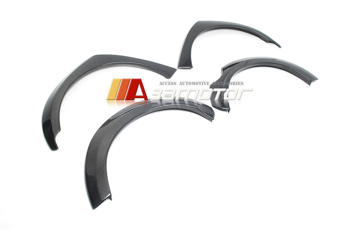 Carbon Fiber Fender Flares Trim Kit 4 PCS Set fit for 2022-2025 Toyota GR86 / Subaru BRZ