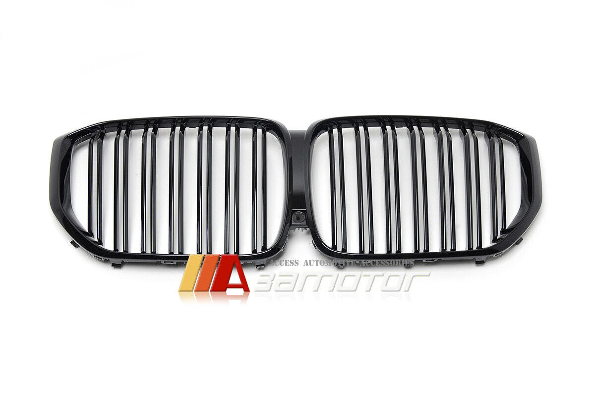 Gloss Black Dual Slat Style Front Grille fit for 2019-2022 BMW G05 X5 SUV