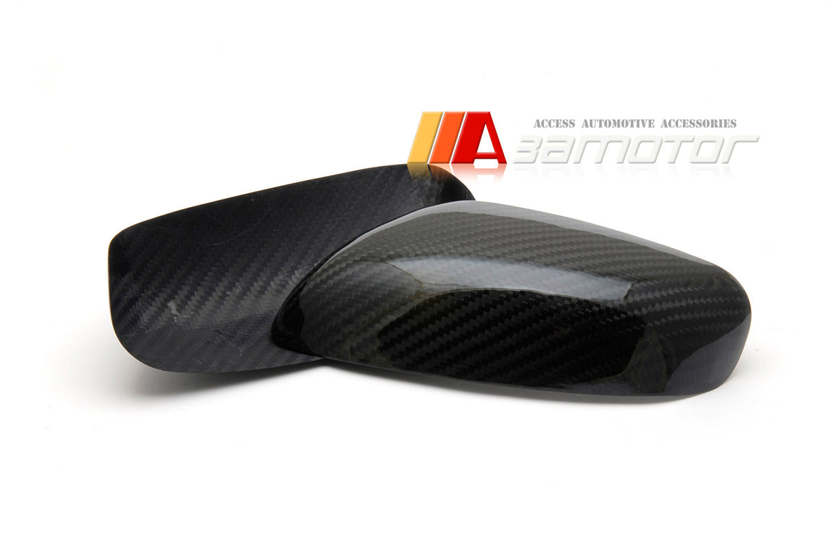 Dry Carbon Fiber Side Mirror Cap Cover Trims Set fit for 2004-2008 Mazda RX-8 SE3P