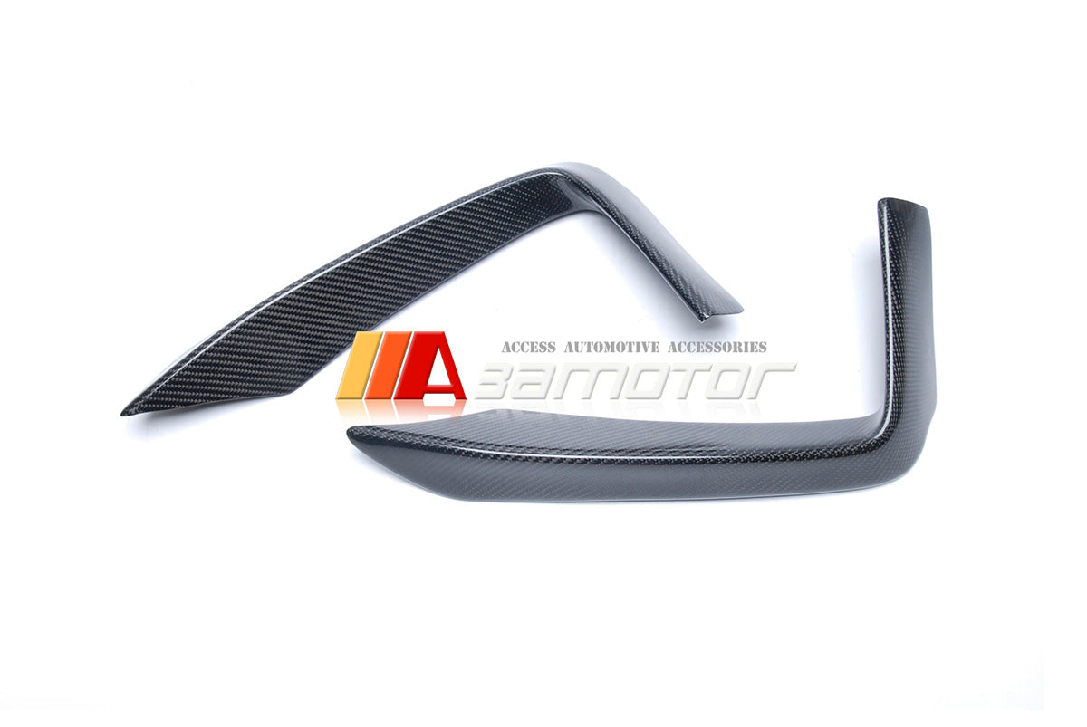 Carbon Fiber Front Bumper Canard Set fit for 2014-2020 BMW F32 / F33 / F36 4-Series M Sport