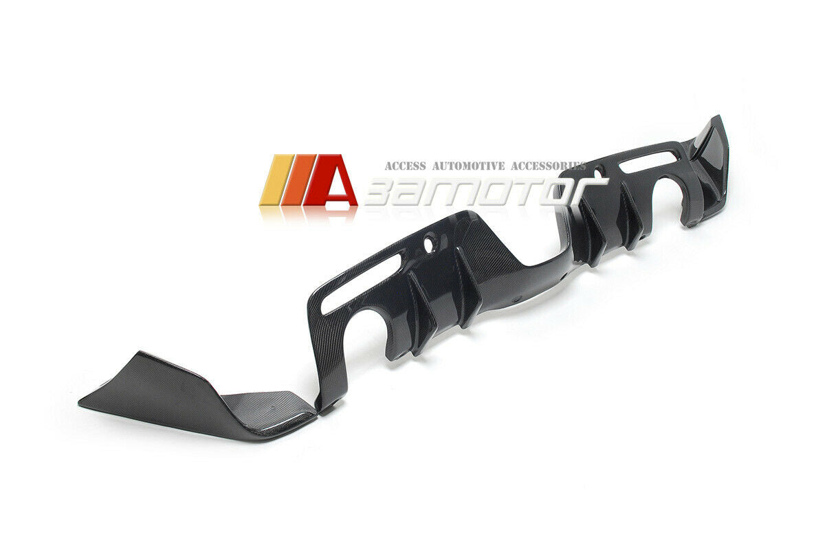 Carbon Fiber Bumper Diffuser + Rear Extensions fit for 2020-2023 Toyota Supra GR A90 A91