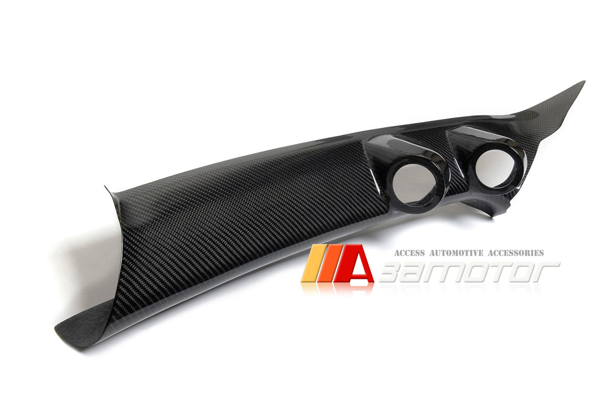 Carbon Fiber A Pillar Double Pod Cover fit for Mitsubishi Evolution X EVO 10 LHD