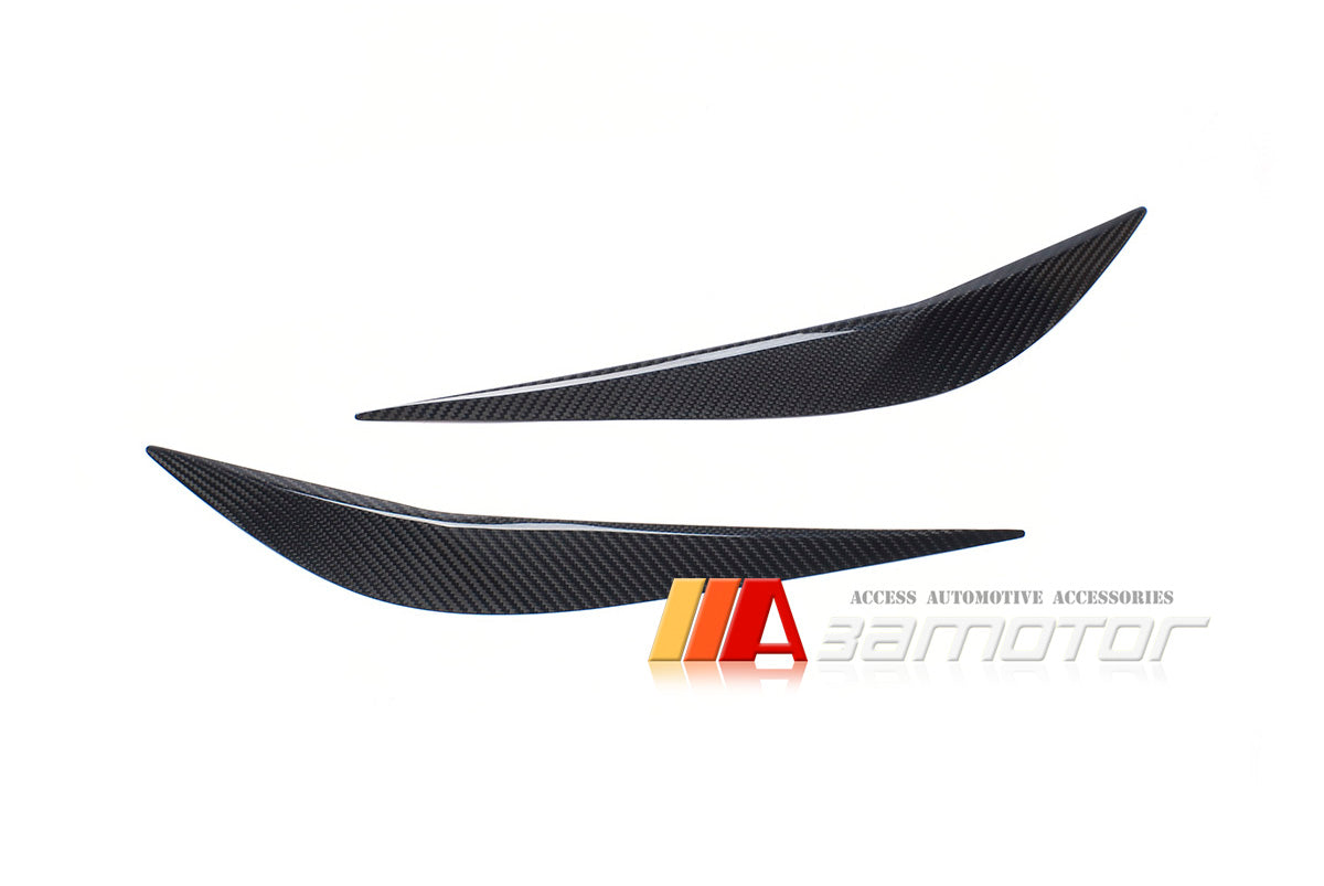 Carbon Fiber Eyelid Eyebrow Head Light Covers fit for 2014-2020 F32 4-Series / F80 M3 / F82 F83 M4