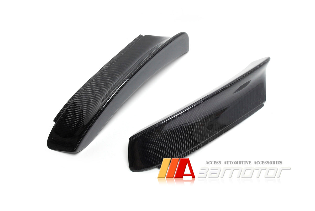 Carbon Fiber Front Splitters Set fit for 2001-2006 BMW E46 M3 Coupe with CSL Bumper only
