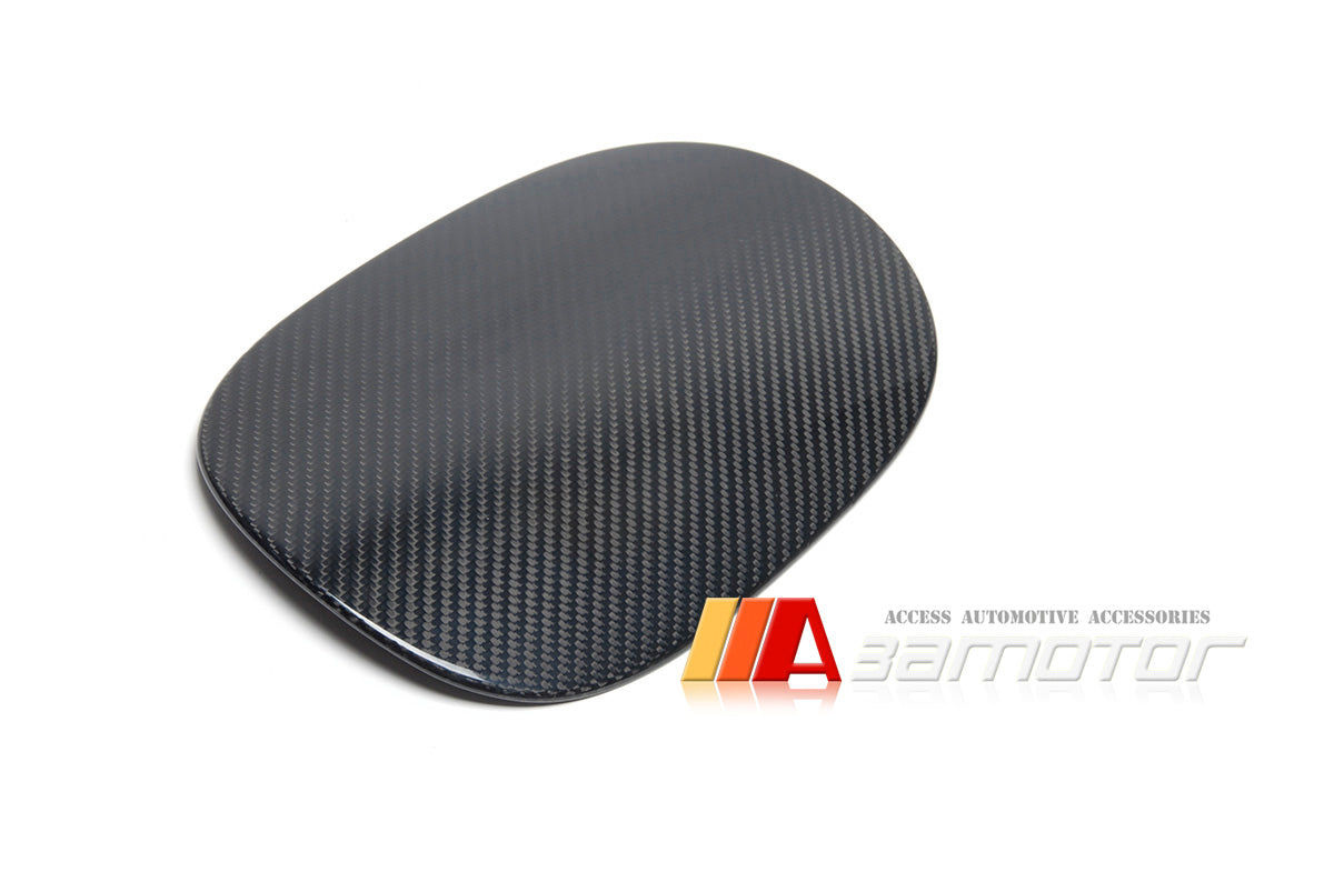 Carbon Fiber Gas Cap Fuel Door Trim Cover fit for 2014-2020 Porsche Macan SUV 95B