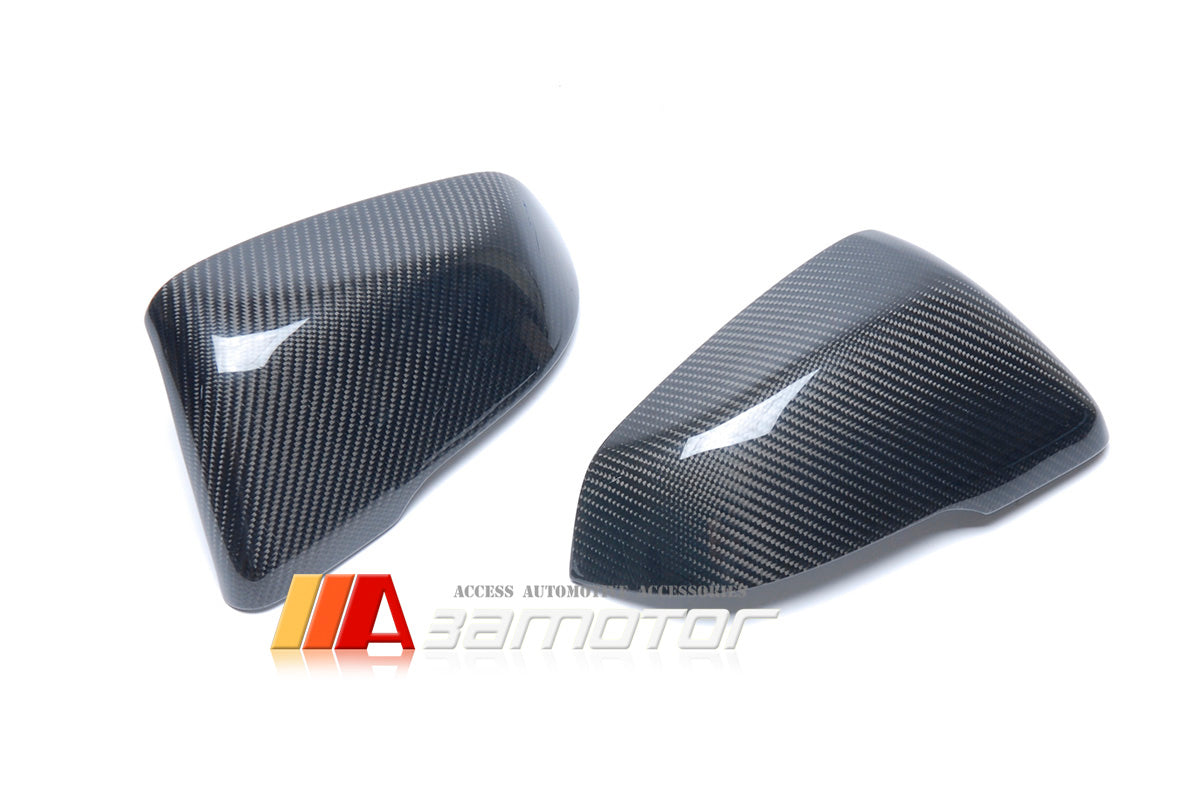 Replacement Carbon Fiber Side Mirrors Set fit for 2015-2020 BMW F45 2 Series Active Tourer