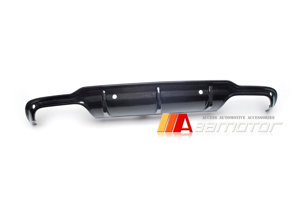 Carbon Fiber Rear Bumper Diffuser w/ PDC hole fit for 2012-2014 Mercedes S204 C63 facelift AMG Wagon