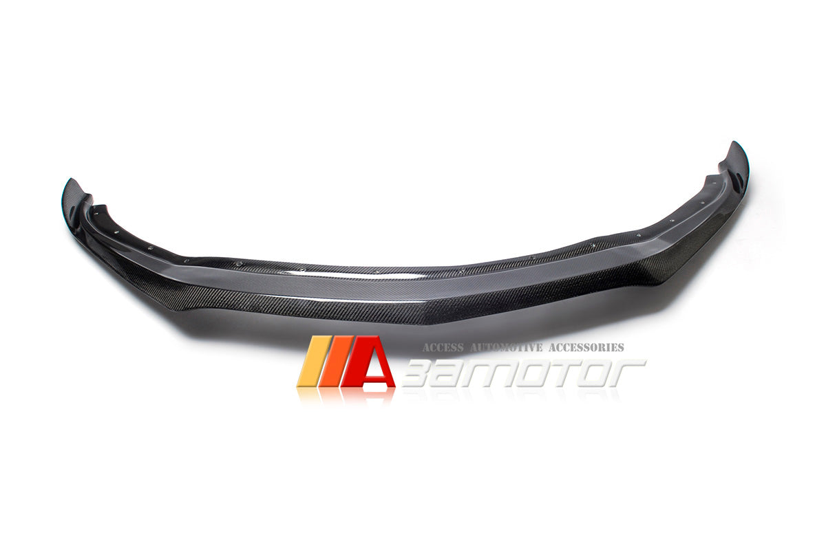 Carbon Fiber Front Bumper Under Lip Spoiler fit for 2013-2014 Cadillac XTS Sedan