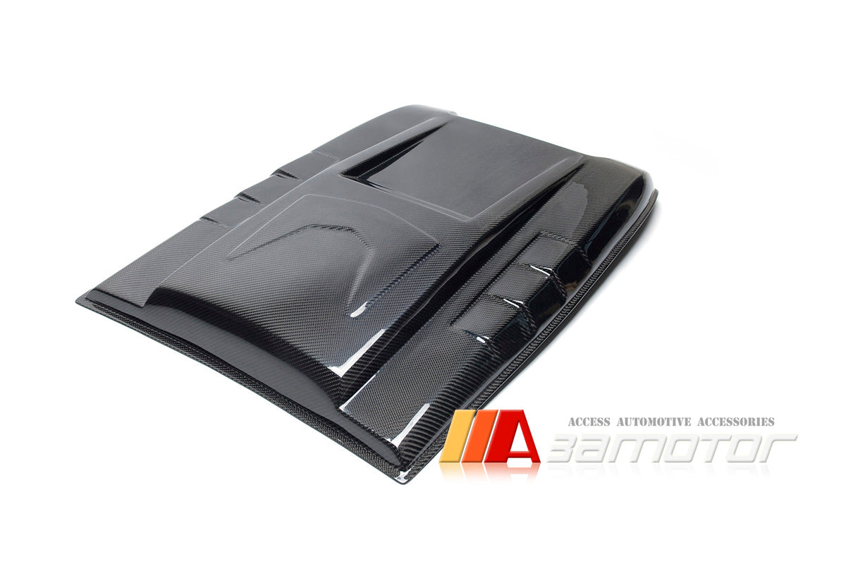 Carbon Fiber Bonnet Scoop Hood Air Vent Intake Coverfit for 2015-2017 Ford Ranger T6 MKII