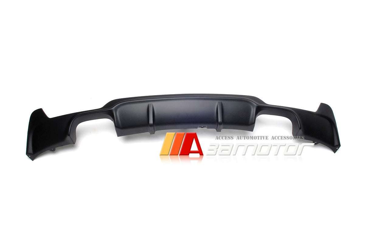 Rear Bumper 3D PP Diffuser Quad fit for 2014-2019 BMW F32 / F33 / F36 4-Series M Sport