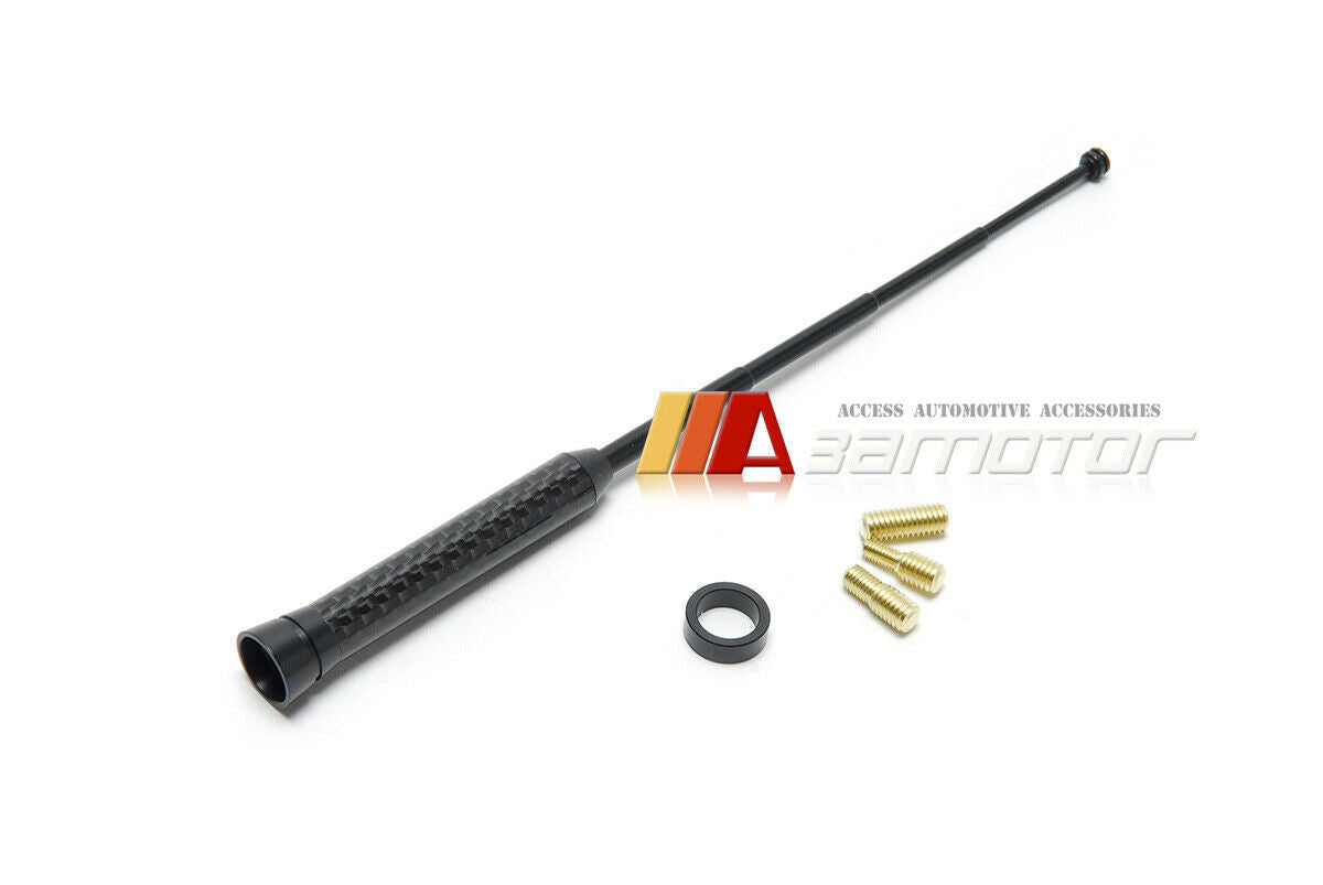 Dry Carbon Fiber Retractable Roof Antenna Kit BLACK fit for Mitsubishi EVO 7 / EVO 8 / EVO 9 / EVO 10