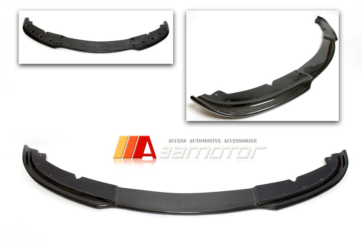 Carbon Fiber Front Bumper Lip Spoiler fit for 2007-2010 BMW E92 / E93 Pre-LCI 3-Series