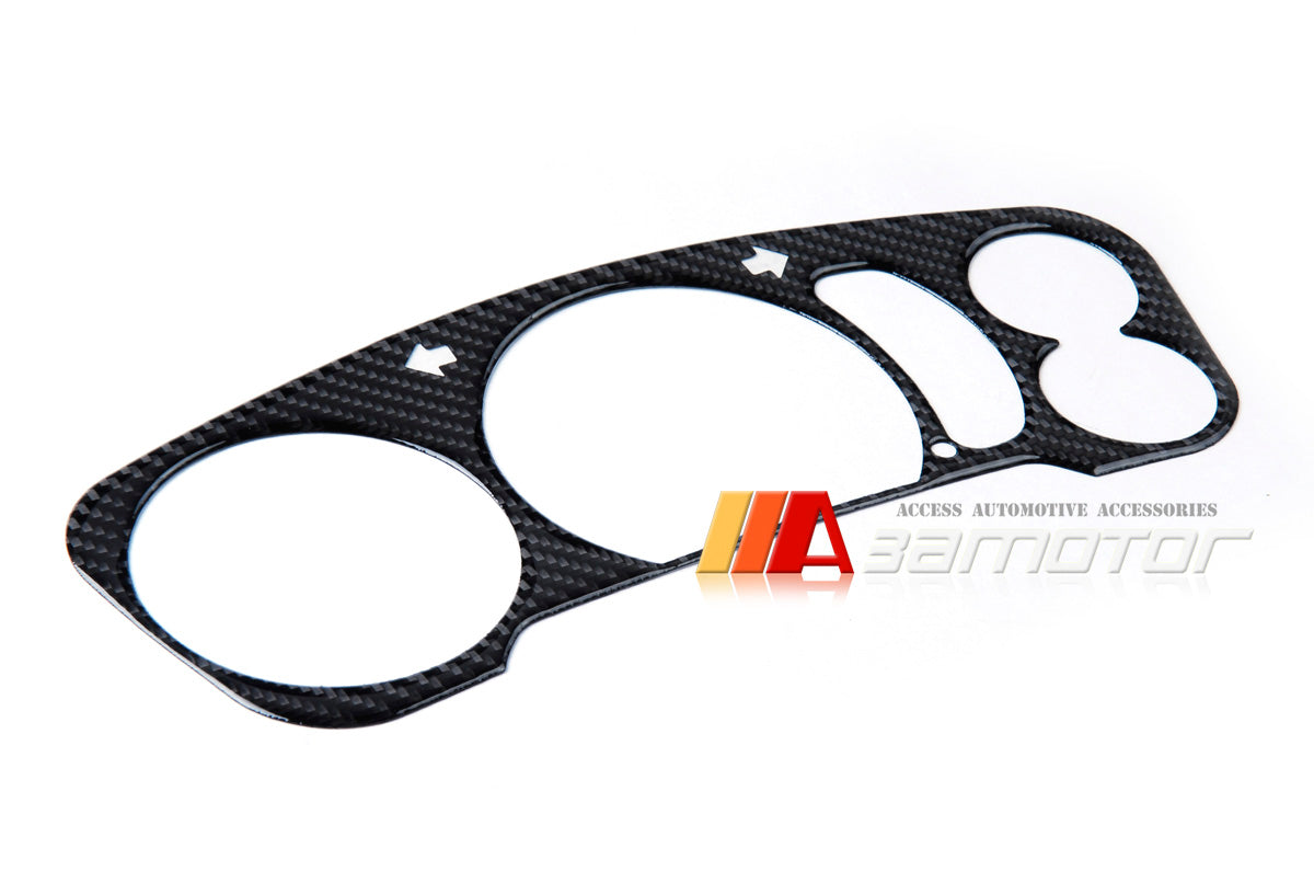 Carbon Fiber Cluster Speedo Gauge Overlay fit for Mitsubishi Lancer Evolution EVO4 / EVO 5 / EVO 6