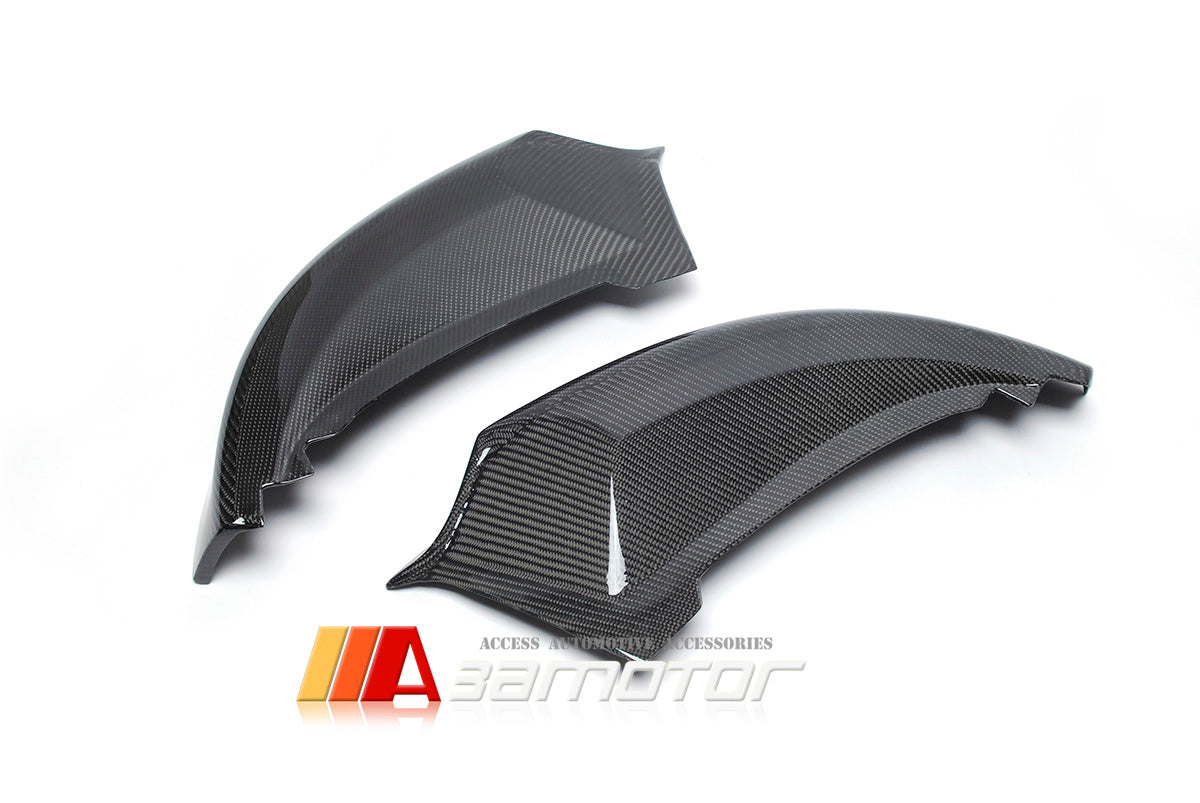 Carbon Fiber Front Bumper Splitters Set fit for 2011-2013 BMW E92 LCI 3-Series Coupe