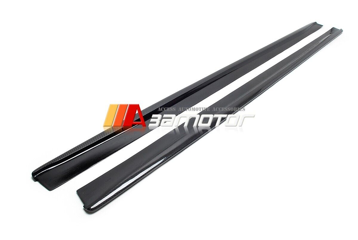 Carbon Fiber 3D Side Skirt Extensions Set fit for 2014-2020 BMW F32 / F33 4-Series M Sport