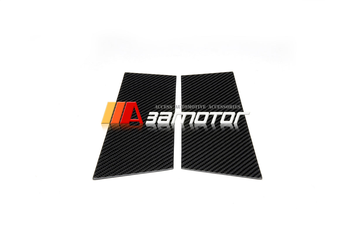 Carbon Fiber Door B Pillar Panel Trim Covers 2PCS Set fit for 2003-2008 Nissan Z33 / 350Z