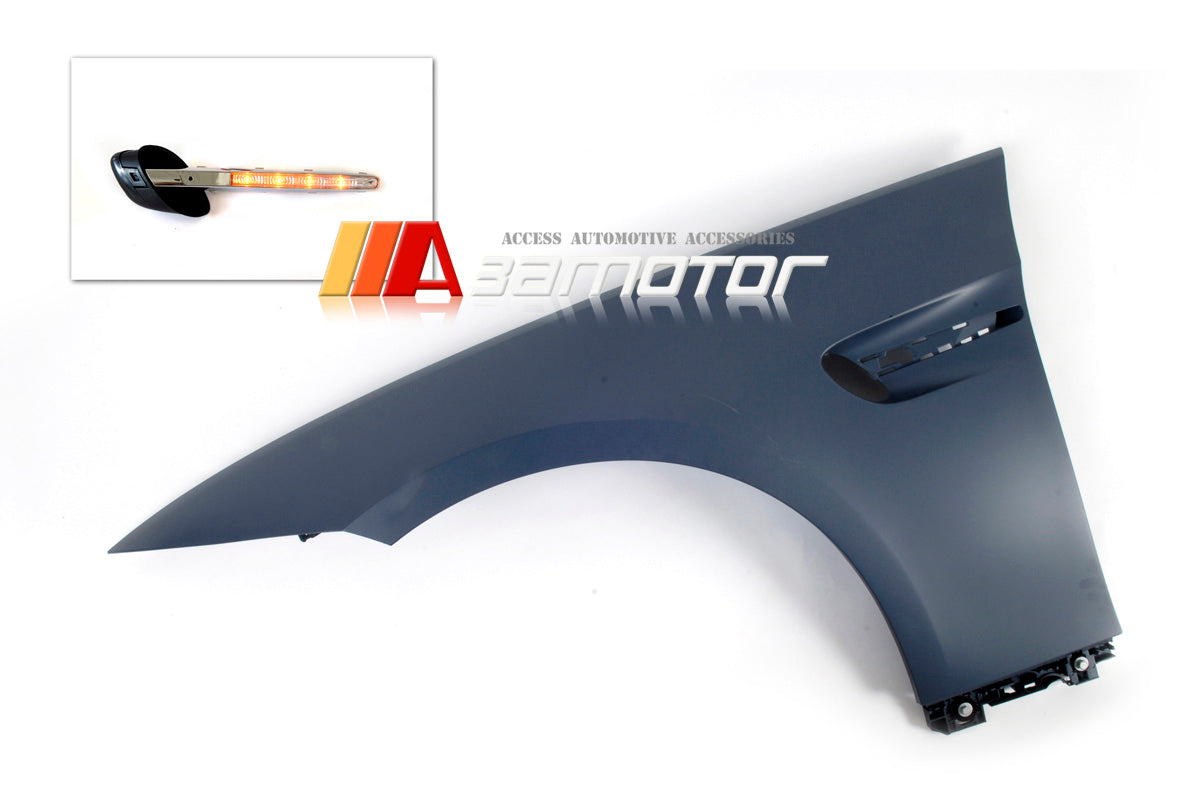 Look M3 Style Front Fender Side Panels Set fit for 2007-2013 BMW E92 3-Series Coupe 320i 323i 328i 335i