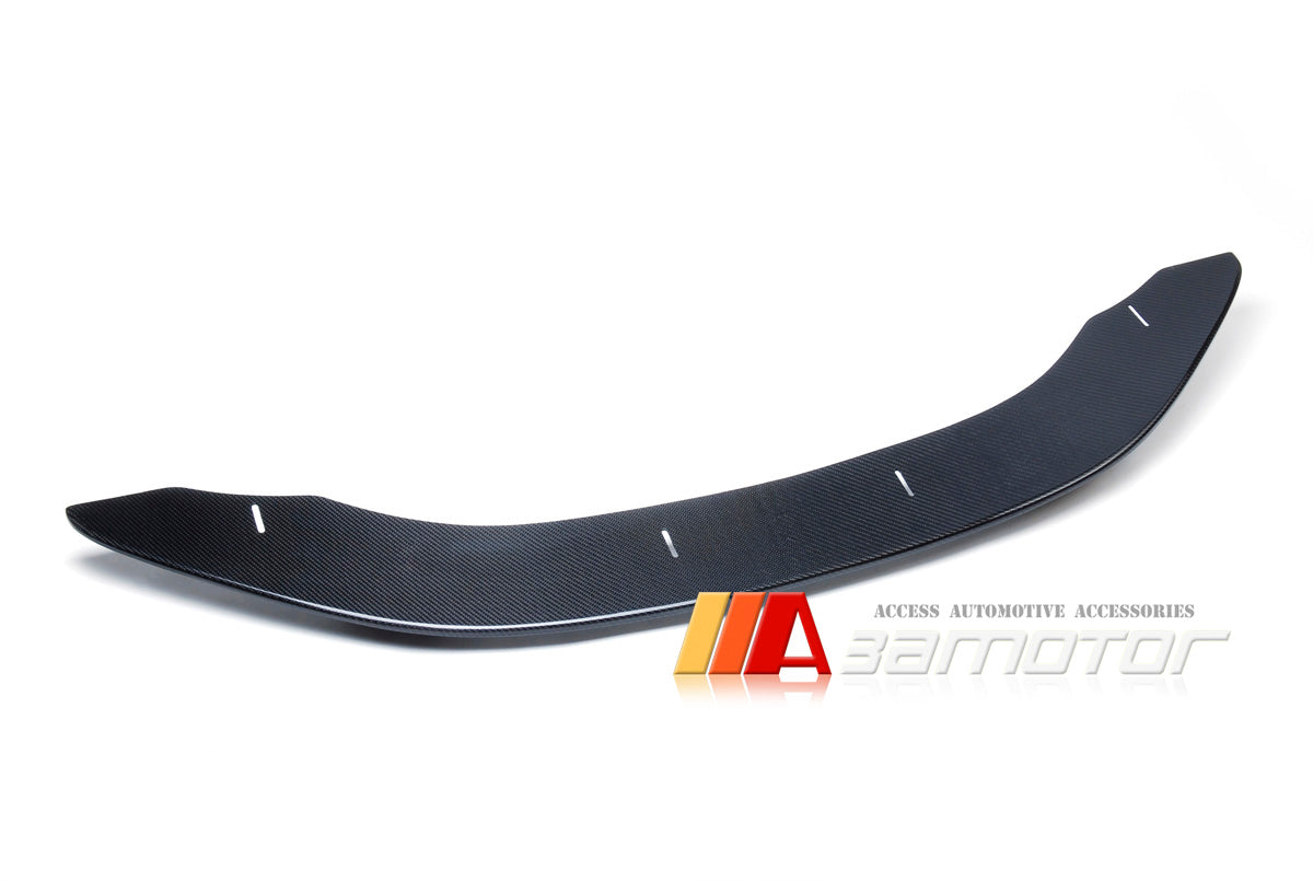 Carbon Fiber Front Lip Spoiler fit for 2008-2013 BMW E82 / E88 1-Series M Sport & 1M