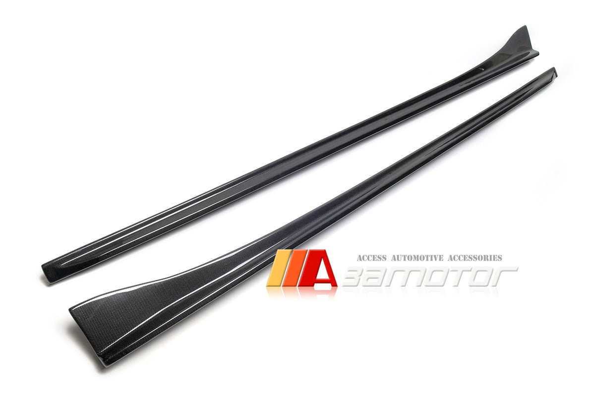 Carbon Fiber 3D Side Skirts Set fit for 2012-2017 BMW F12 / F13 6-Series M Sport / M6
