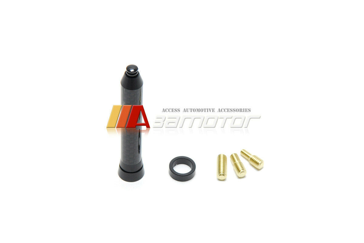 Dry Carbon Fiber Retractable Roof Antenna Kit BLACK fit for Mitsubishi EVO 7 / EVO 8 / EVO 9 / EVO 10