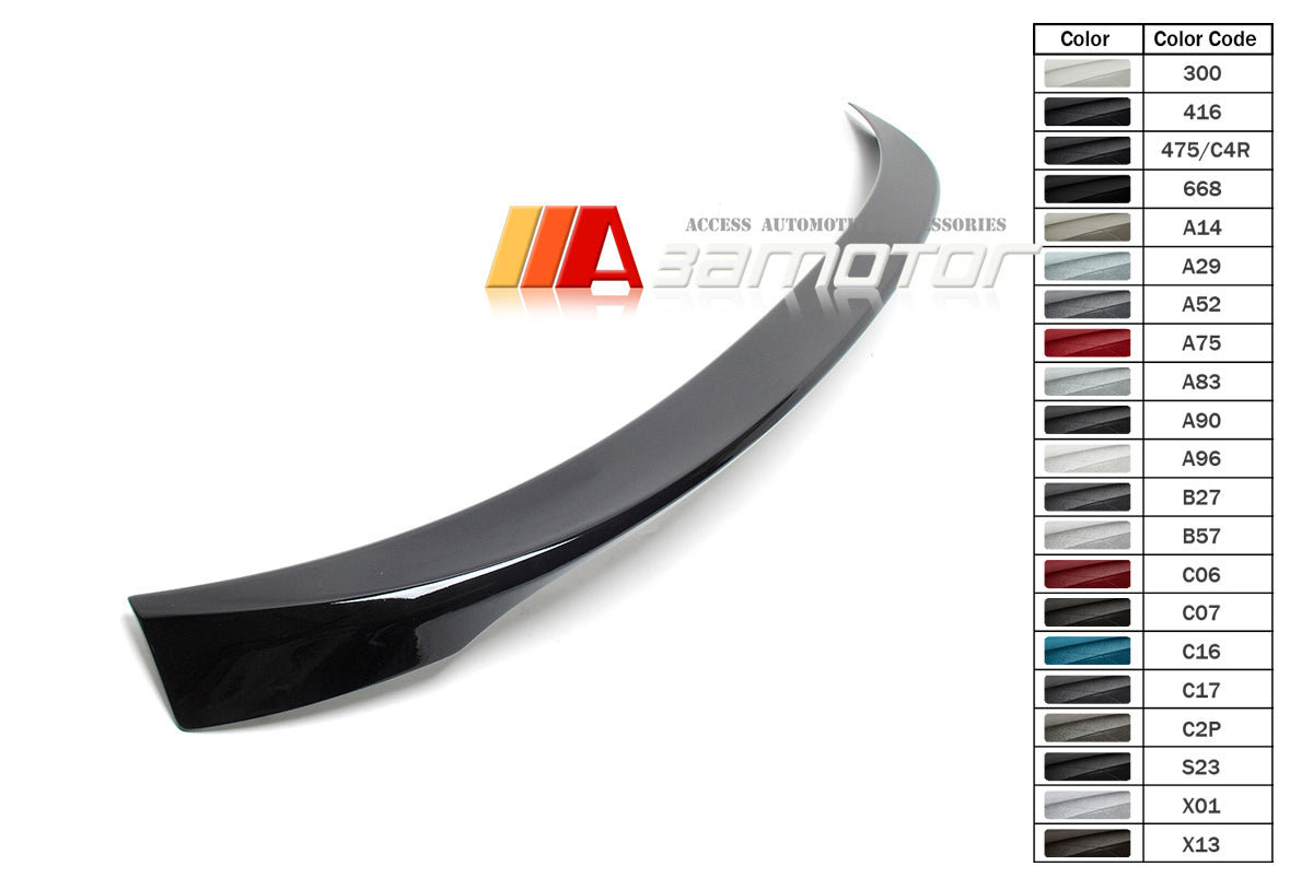 3AMOTOR Pre-Painted Rear Trunk Spoiler Wing MP Style fit for 2015-2019 BMW F16 X6 F86 X6M SUV