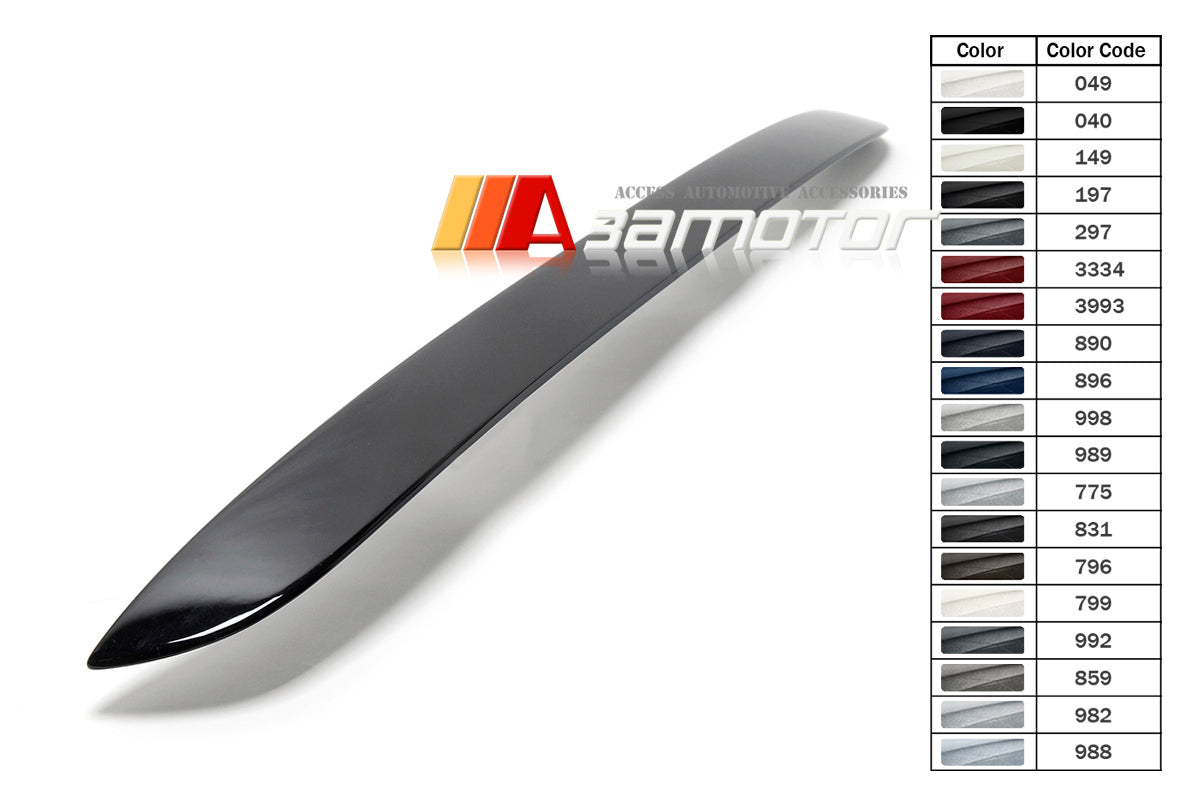 3AMOTOR Pre-Painted Roof Spoiler Wing fit for 2015-2021 Mercedes W205 C-Class Sedan
