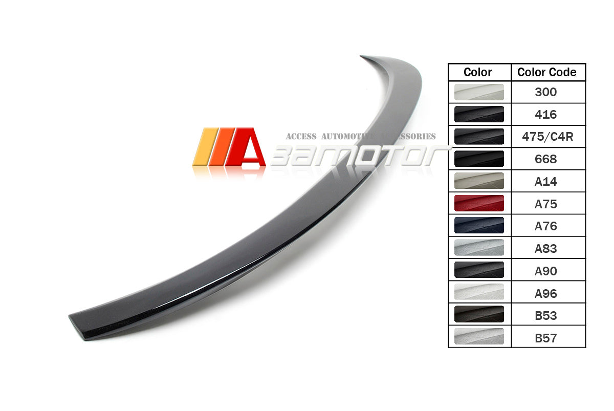 3AMOTOR Pre-Painted Rear Trunk Spoiler Wing MP Style fit for 2014-2018 BMW F26 X4 SUV
