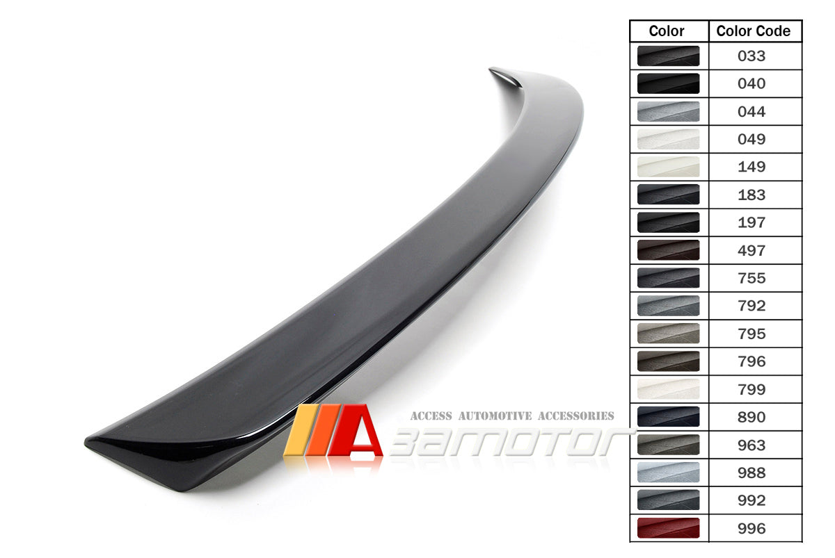 3AMOTOR Pre-Painted Rear Trunk Spoiler Wing AM Style fit for 2011-2018 Mercedes W218 CLS-Class Sedan