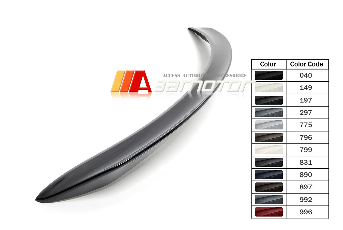 3AMOTOR Pre-Painted Rear Trunk Spoiler Wing AM Style fits 2019-2023 Mercedes C257 CLS-Class 4-Door Coupe