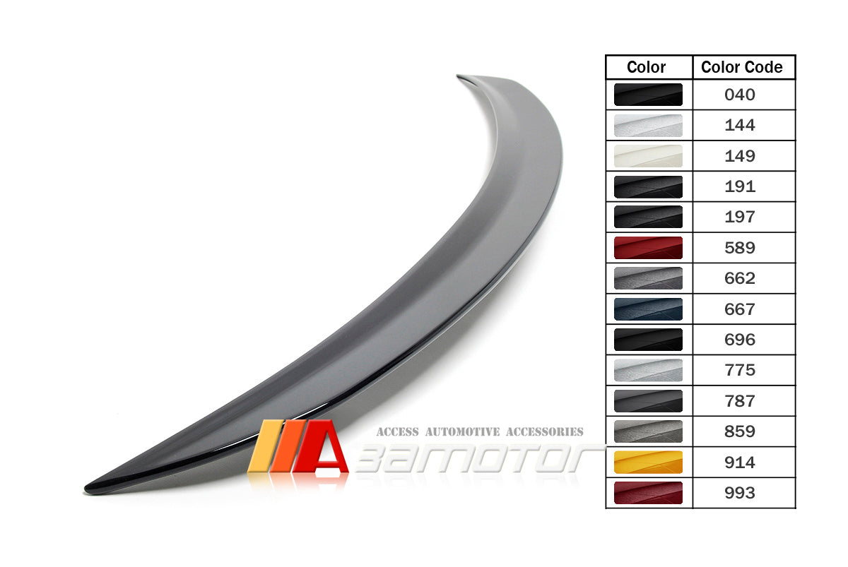3AMOTOR Pre-Painted Rear Trunk Spoiler Wing AM Style fits 2019-2024 Mercedes C118 CLA Sedan