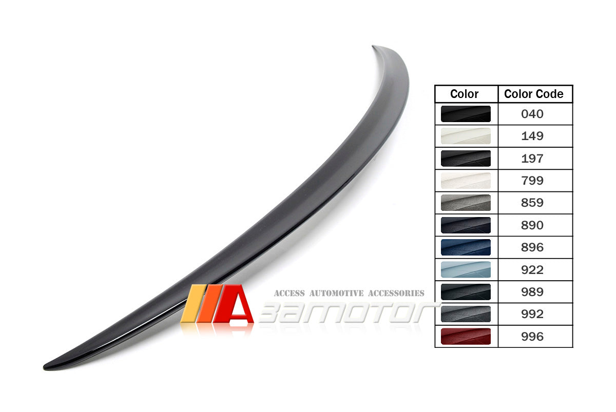 3AMOTOR Pre-Painted Rear Trunk Spoiler Wing 63s Style fits 2020-2024 Mercedes C167 GLE-Class Coupe