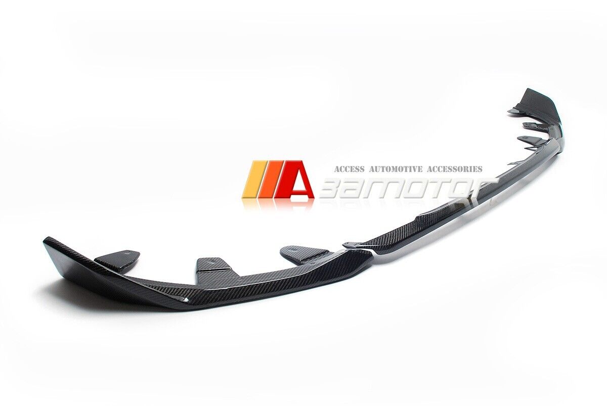 Carbon Fiber Front Bumper Lip Spoiler 3PCS Set MP Style fits 2022-2024 BMW G42 2-Series M Sport