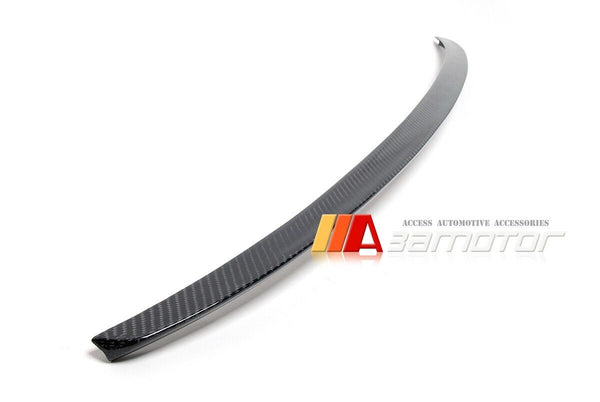 Carbon Fiber Rear Trunk Spoiler Wing fits 2017-2024 AUDI A4 / S4 B9 Sedan