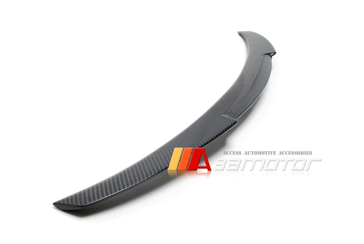 Carbon Fiber M4 Style Rear Trunk Spoiler Wing fits 2021-2024 BMW G26 4-Series / i4 Gran Coupe
